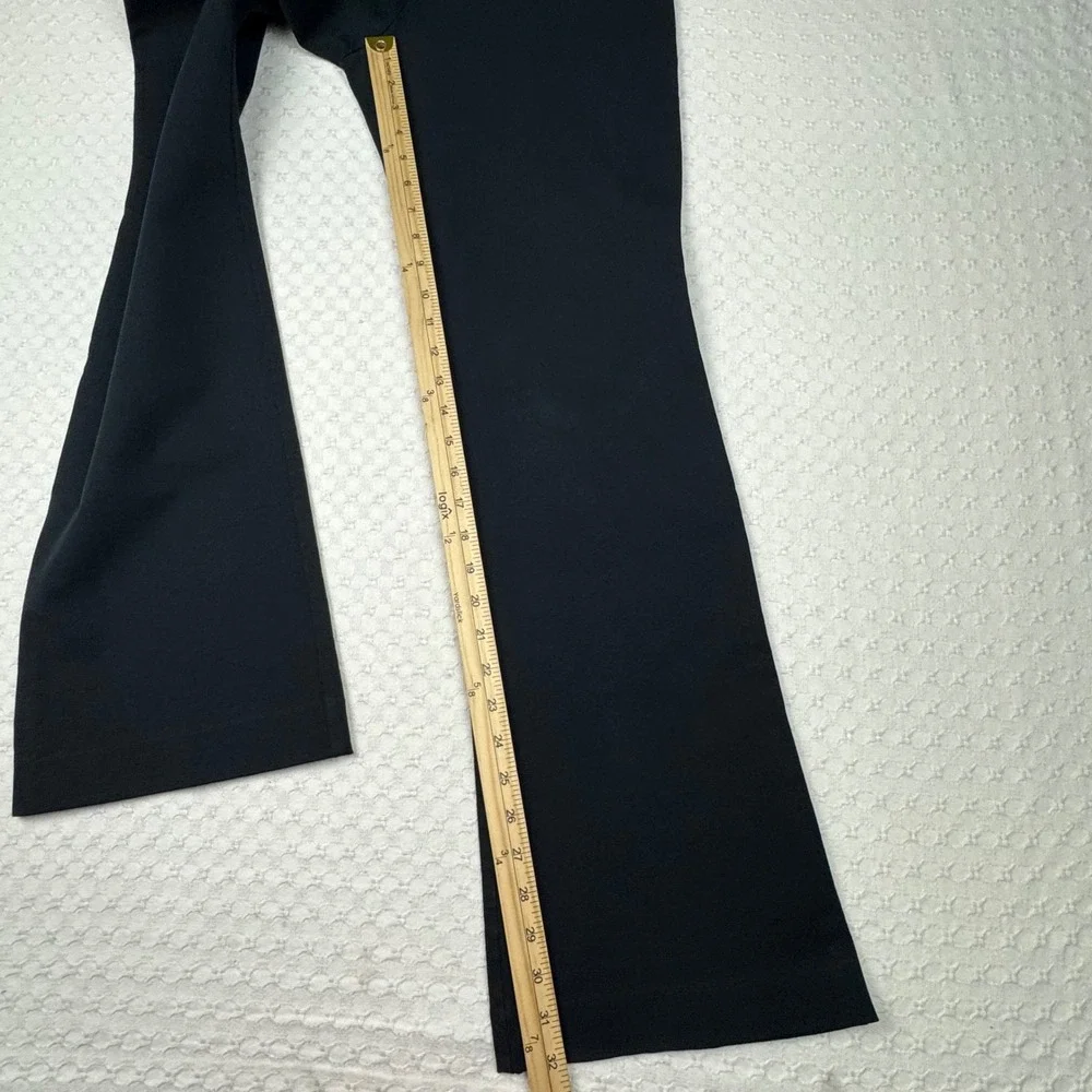 Lilly‎ Pulitzer Kidman Bi-Stretch Pants Women Size 10 Black Bootcut Quiet Luxury - Picture 9 of 13